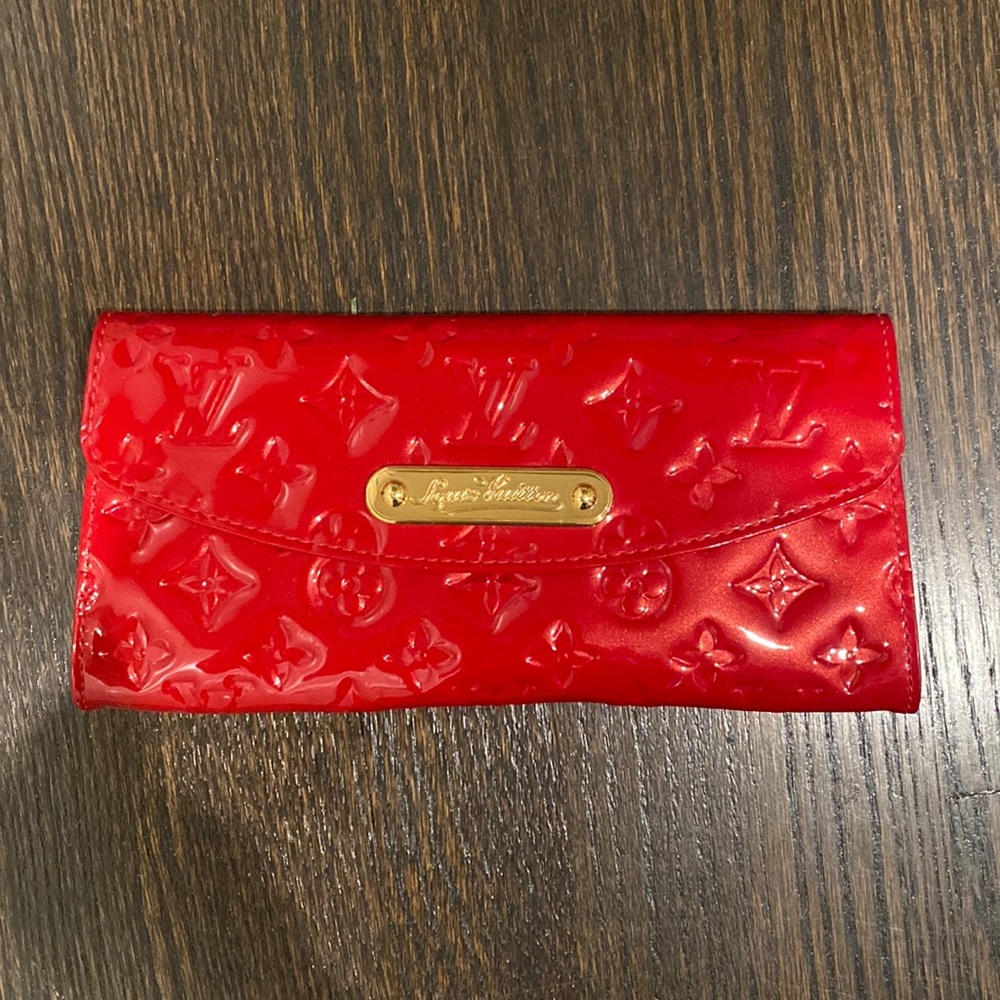 COPY - Louis Vuitton red patent leather bag collaboration with Marc jacobs